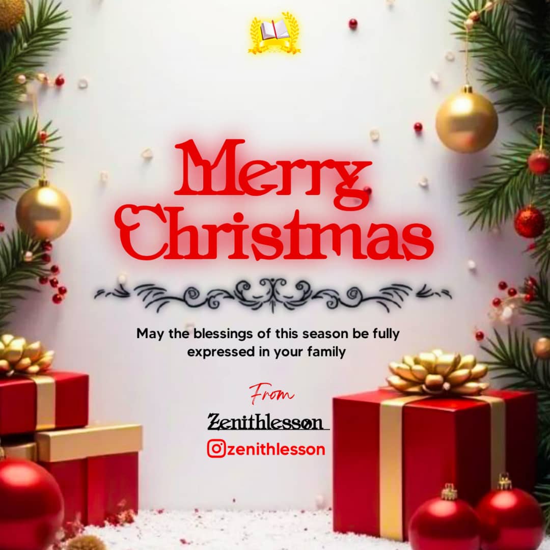 Merry Christmass from Zenith Lesson